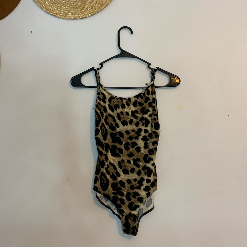 Cheetah print bodysuit